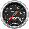 AutoMeter 3302 Sport-Comp Mechanical 2-1/16" Boost Gauge, 0-15 PSI
