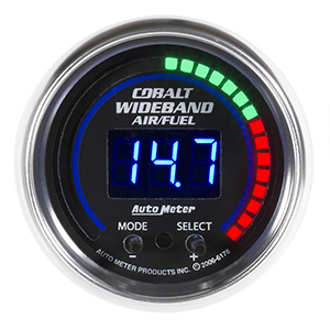 AutoMeter 6197 Cobalt Digital 2-1/16" Wideband Pro Plus Air/Fuel Ratio Gauge, 6:1 - 20:1 AFR