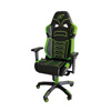 OMP Racing GS X Gaming Chair, Black Florescent Green