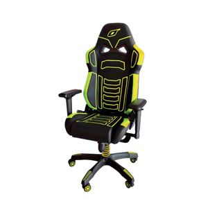 OMP Racing GS X Gaming Chair, Black/ Florescent Yellow