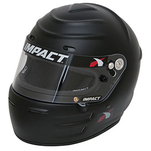 Impact Vapor LS Racing Helmet, X-Small, Flat Black, Snell SA2020