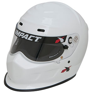 Impact Champ Racing Helmet, Large, White, Snell SA2020
