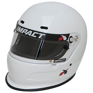 Impact Charger Racing Helmet, Large, White, Snell SA2020