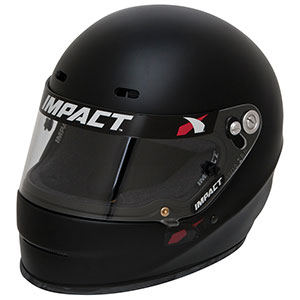 Impact 1320 Racing Helmet, Medium, Flat Black, Snell SA2020