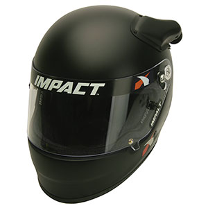 Impact OS EVO Racing Helmet, X-Large, Flat Black, Snell SA2020
