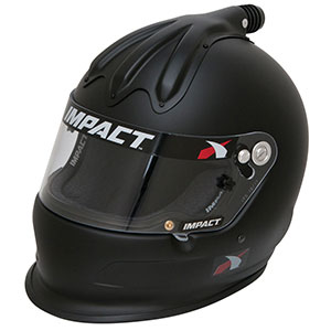 Impact Super Charger Racing Helmet, X-Small, Flat Black, Snell SA2020