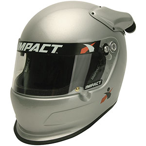 Impact Super Charger OS Racing Helmet, X-Small, Silver, Snell SA2020