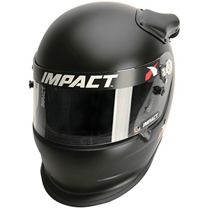 Impact Super Charger OS Racing Helmet, Small, Black, Snell SA2020