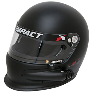 Impact Super Charger Side Air Racing Helmet, X-Small, Flat Black, Snell SA2020