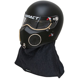 Impact Nitro Racing Helmet, X-Large, Flat Black, Snell SA2020