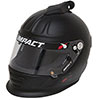 Impact Air Draft Top Air Racing Helmet, Large, Flat Black, Snell SA2020