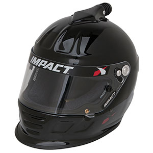 Impact Air Draft Top Air Racing Helmet, Small, Black, Snell SA2020
