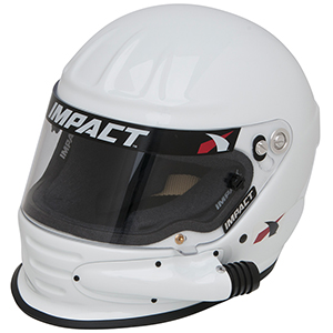 Impact Air Draft Side Air Racing Helmet, Large, White, Snell SA2020