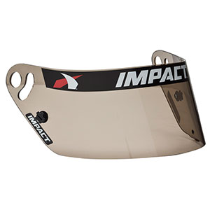 Impact Racing Super Sport & Air Draft Helmet Shield, Anti-Fog, Light Smoke