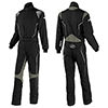 Simpson Helix Youth Racing Suit, Black/Gray, Size X-Small