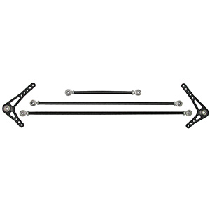 King Racing Billet Bellcrank Kit W/Steel Heims