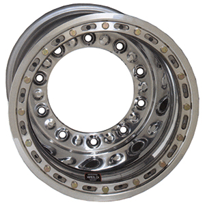 Weld Wide 5 HS Racing Wheel, 15" x 10", 5" Offset, Beadlock, Polished
